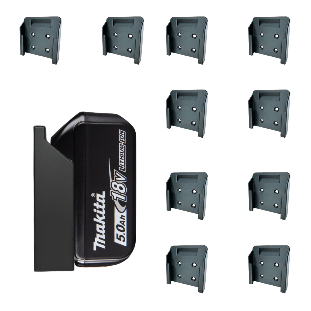 10x Akku Halter Wandhalterung kompatibel mit Makita 18V