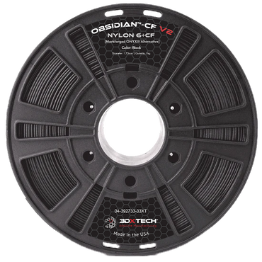 3DXTech OBSIDIAN Nylon 6+CF V2 — Markforged Onyx™ Alternative