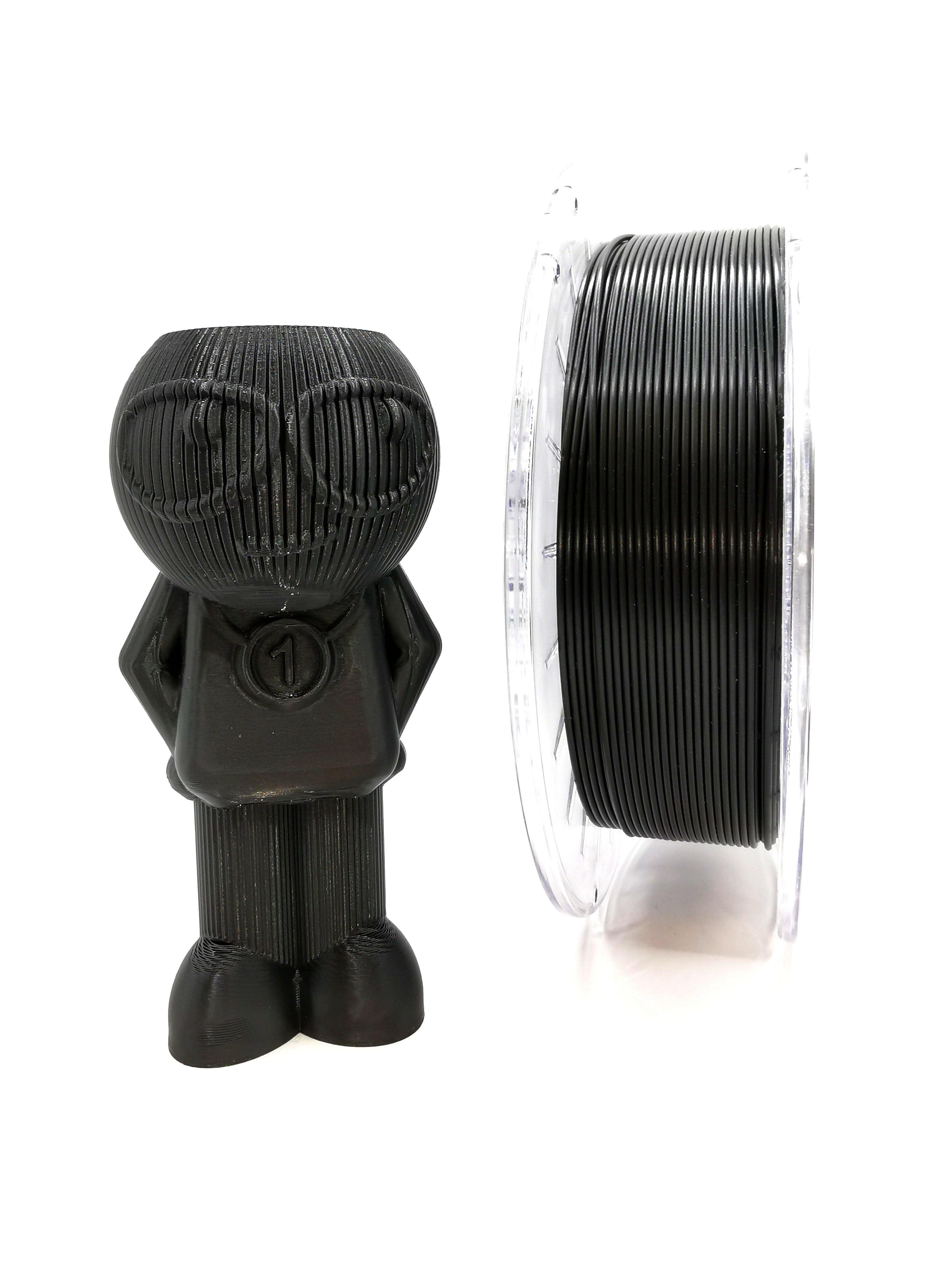 ACHERON PETG-CF5 Filament Schwarz