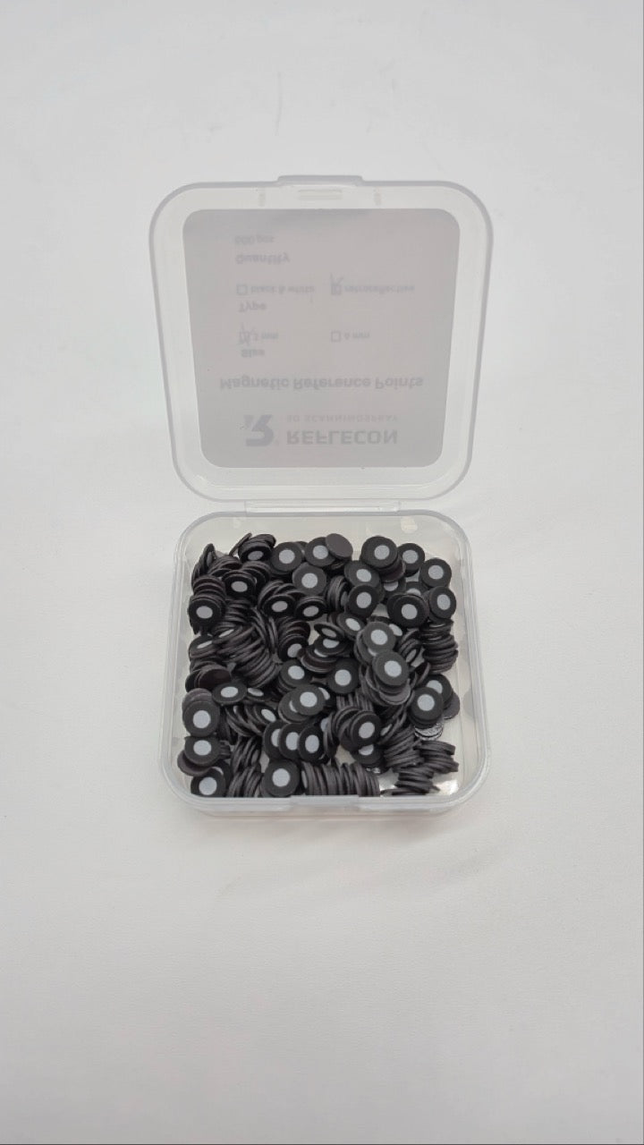 Magnetische Punkte 3mm Schwarz/Weiß geeignet für Strukturlichtscanner 500 Stück