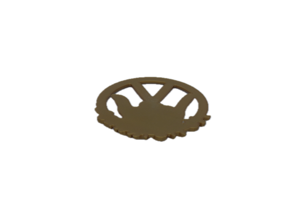 No Worries Emblem | inspiriert vom Käfer & Bulli Klassiker, 3D-gedruckt