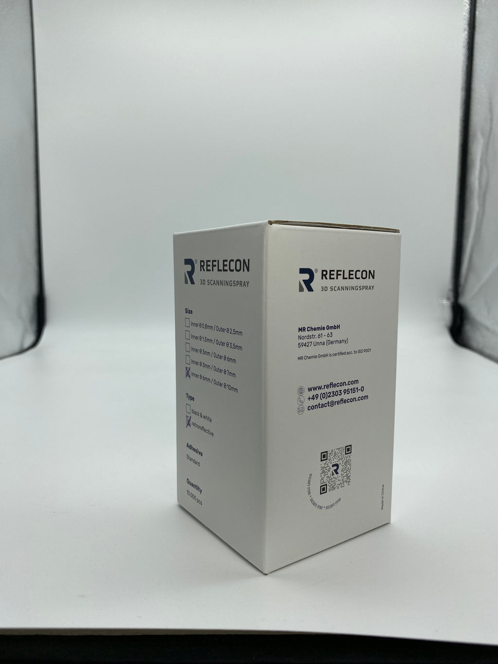 Standard-Haftpunkte 6 mm retroreflektierend geeignet für Laserscanner 10.000 Stück