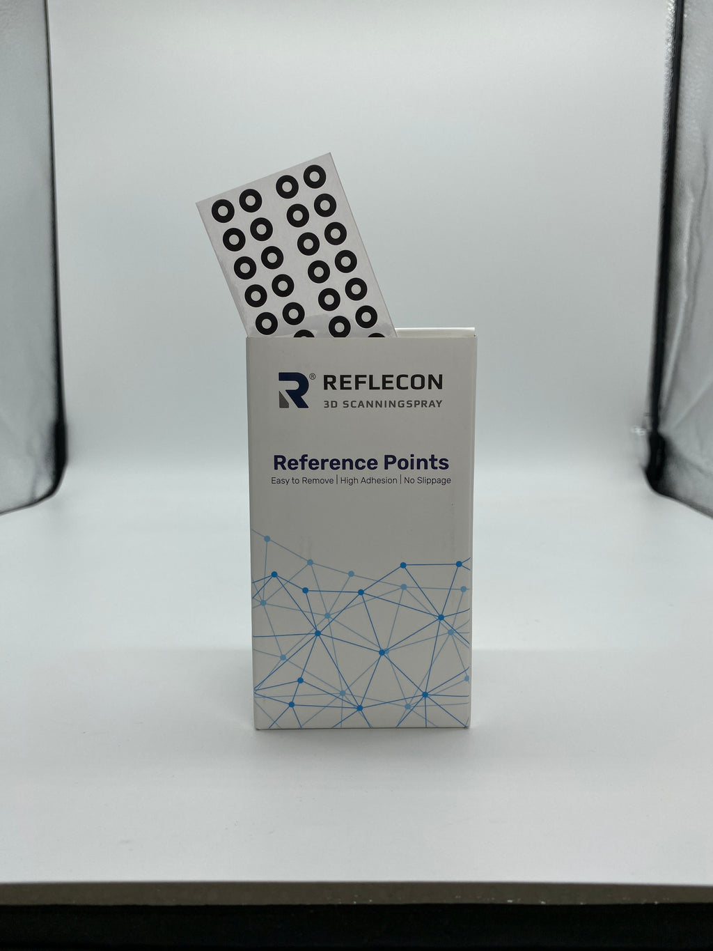 Standard-Haftpunkte 3 mm Schwarz/Weiß geeignet für Strukturlichtscanner 10.000 Stück