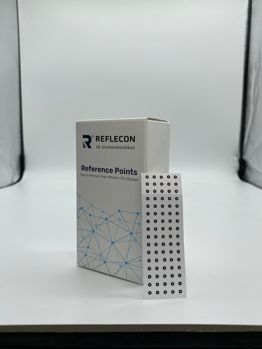 Standard-Haftpunkte 0,8 mm Schwarz/Weiß geeignet für Strukturlichtscanner 10.000 Stück