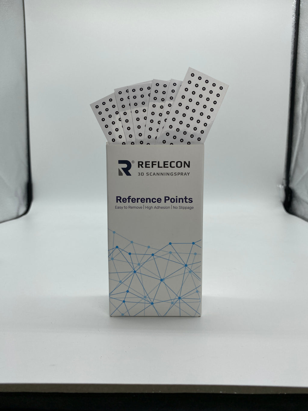 Standard-Haftpunkte 0,8 mm Schwarz/Weiß geeignet für Strukturlichtscanner 10.000 Stück