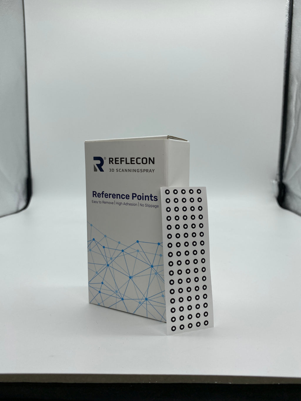 Standard-Haftpunkte 1,5 mm Schwarz/Weiß geeignet für Strukturlichtscanner 10.000 Stück