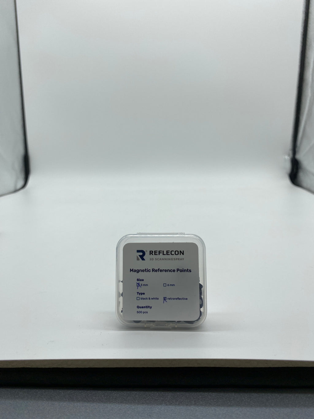 Magnetische Punkte 3 mm retroreflektierend geeignet für Laserscanner 500 Stück