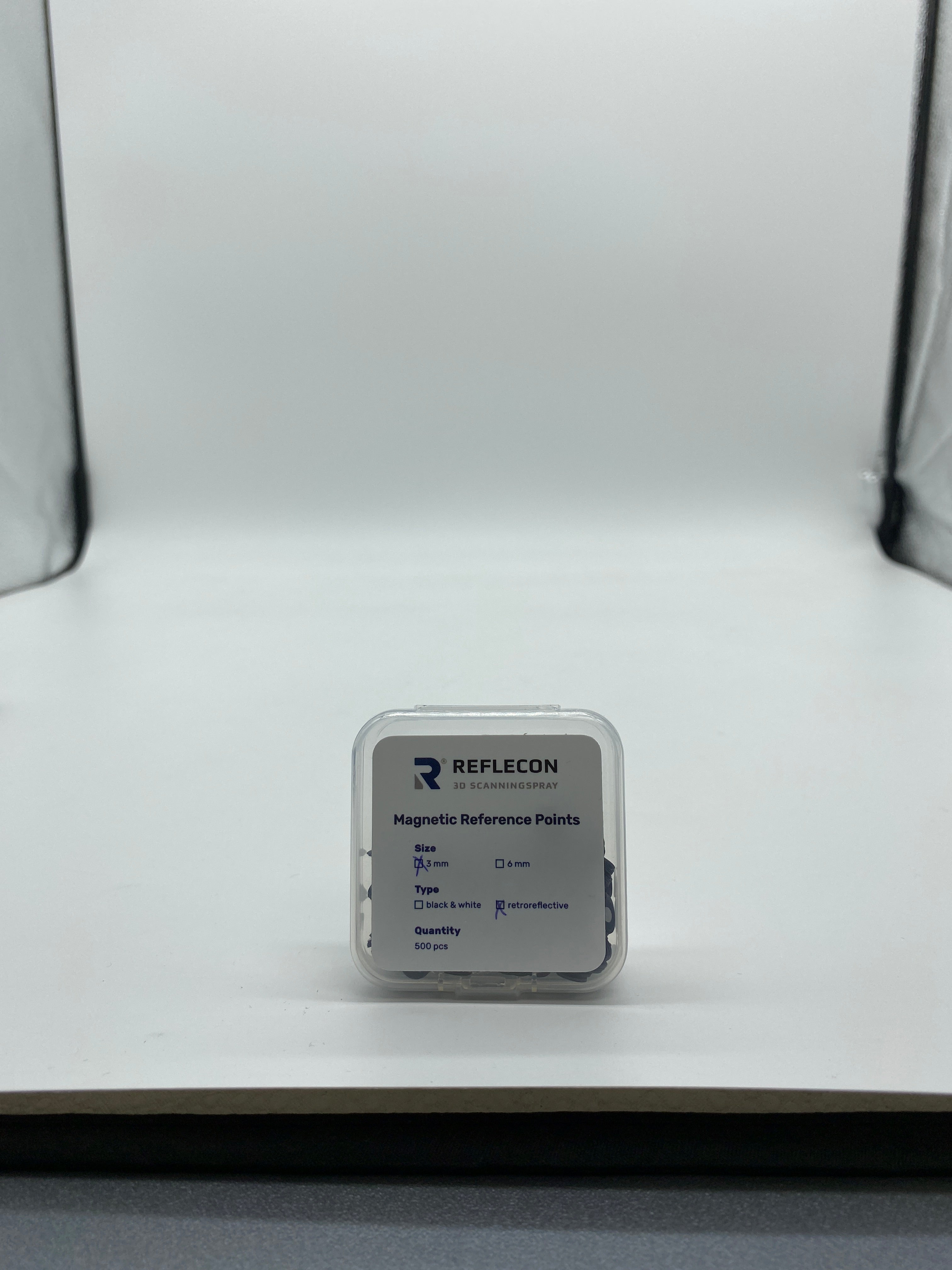 Magnetische Punkte 3 mm retroreflektierend geeignet für Laserscanner 500 Stück